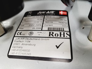 Thumbnail image of Jun-Air Oil Free Air Compressor  OF302-25BS Lab