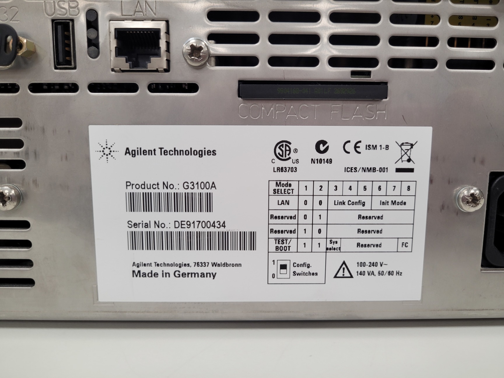 Image of Agilent Technologies 3100 Offgel Fractionator  Model: G3100A Lab