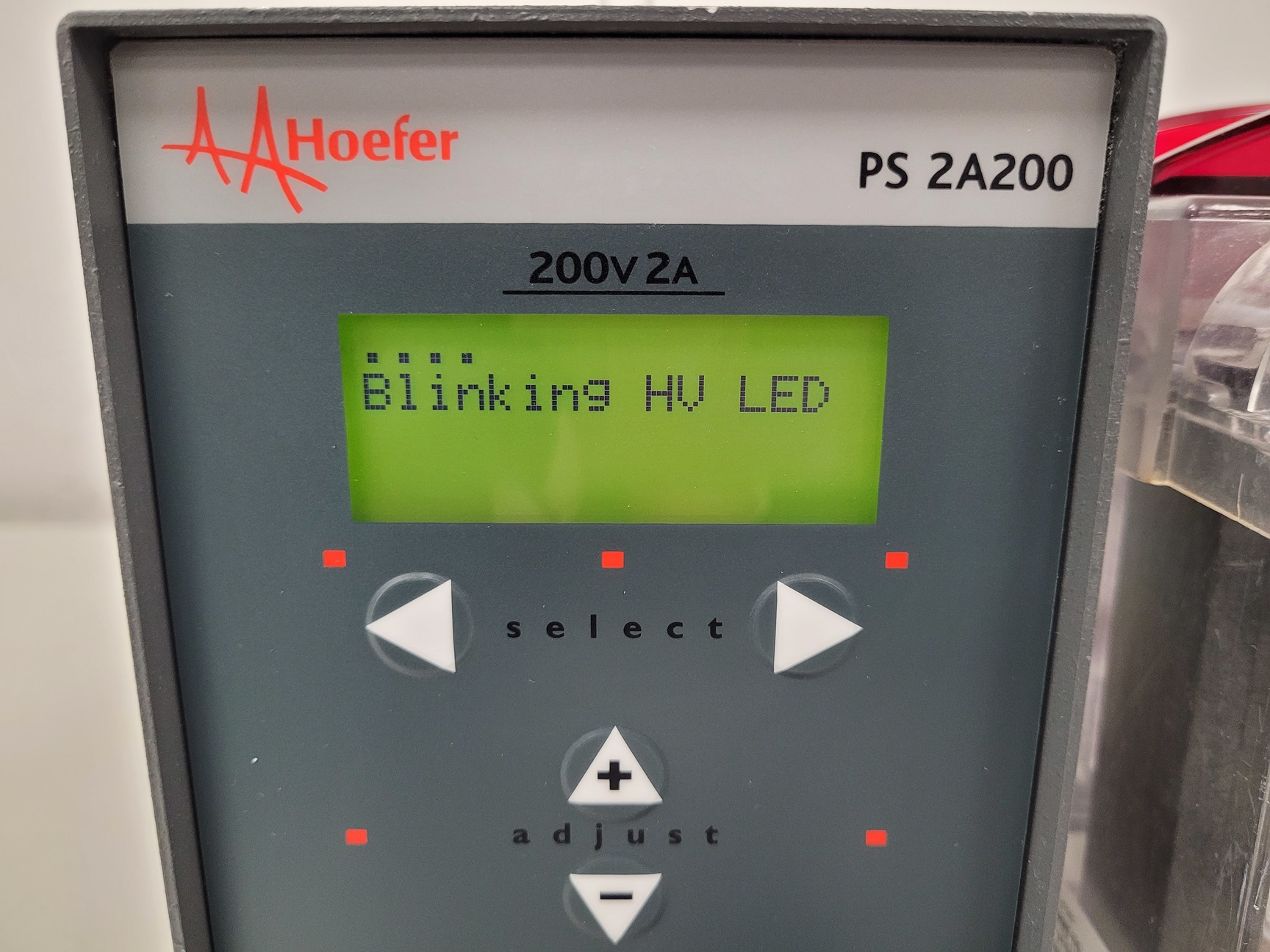 Image of Hoefer MiniVE Vertical Electrophoresis System with PS 2A200 PSU