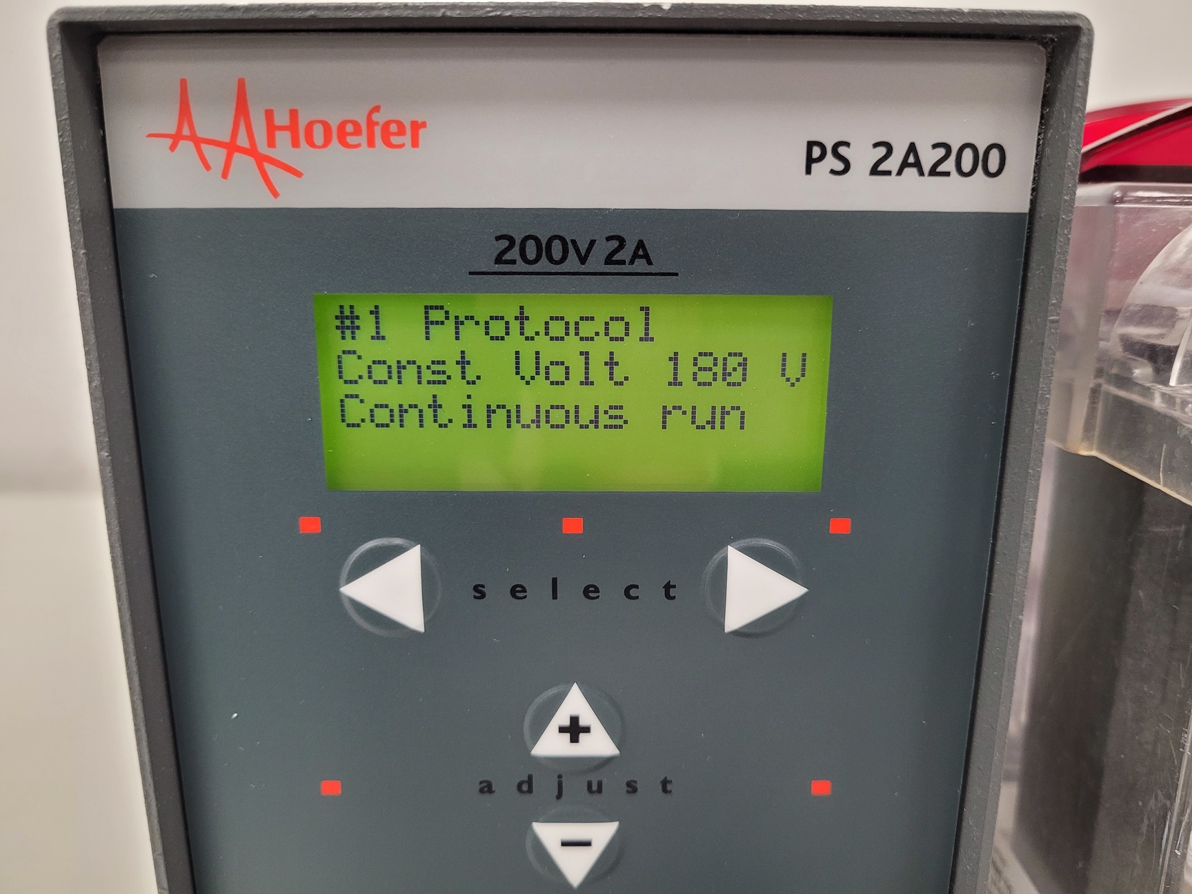 Image of Hoefer MiniVE Vertical Electrophoresis System with PS 2A200 PSU