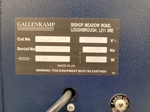 Thumbnail image of Gallenkamp Economy Laboratory Incubator Size 2 Cat No: INA. 301. 110M Lab