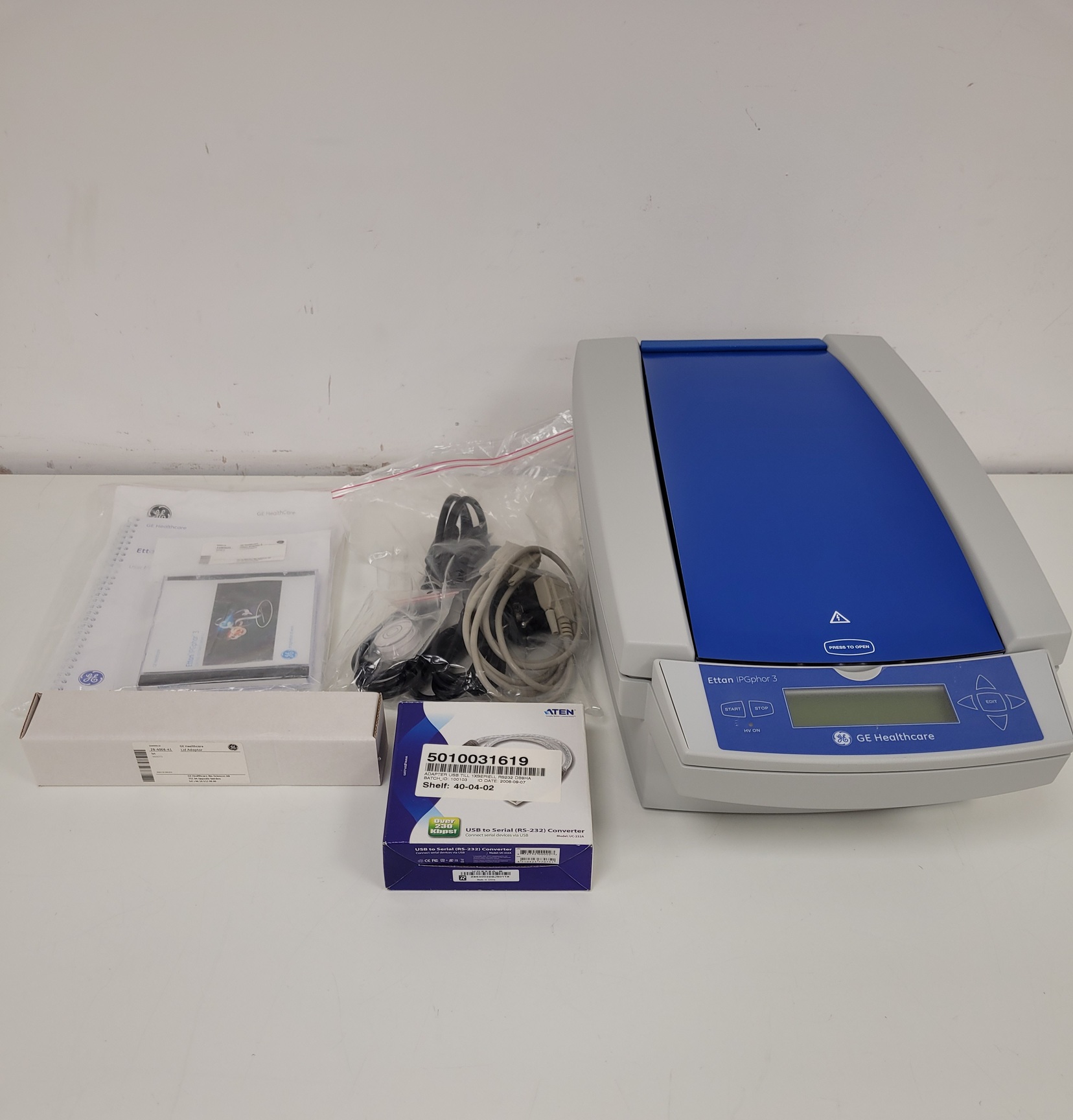 Image of GE Healthcare Ettan IPGphor 3 Isoelectric Focusing System IEF with Software Lab