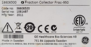 Thumbnail image of GE AKTA Fraction Collector Frac-950  Code No. 56608320 Lab