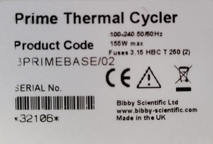 Thumbnail image of Techne Thermal Cycler 3Prime with 24 x 0.1ml Well Block Lab