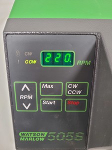 Thumbnail image of Watson Marlow 505S Peristaltic Pump &  Manual Drive 220 RPM with Manuals Lab