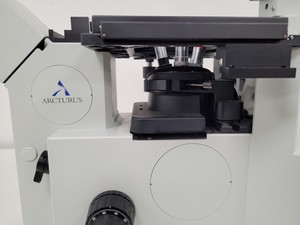 Thumbnail image of Olympus IX50 Arcturus Inverted Microscope Body with 3 x Objectives & No Head