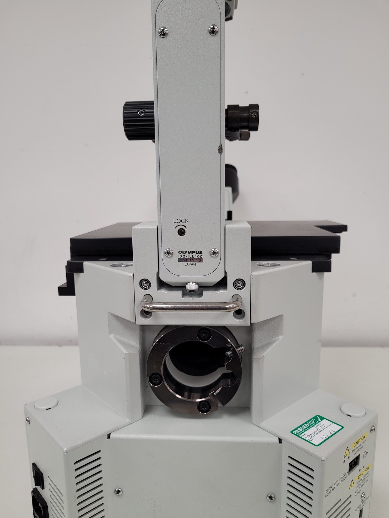 Image of Olympus IX50 Arcturus Inverted Microscope Body with 3 x Objectives & No Head