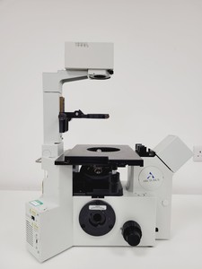 Thumbnail image of Olympus IX50 Arcturus Inverted Microscope Body with 3 x Objectives & No Head