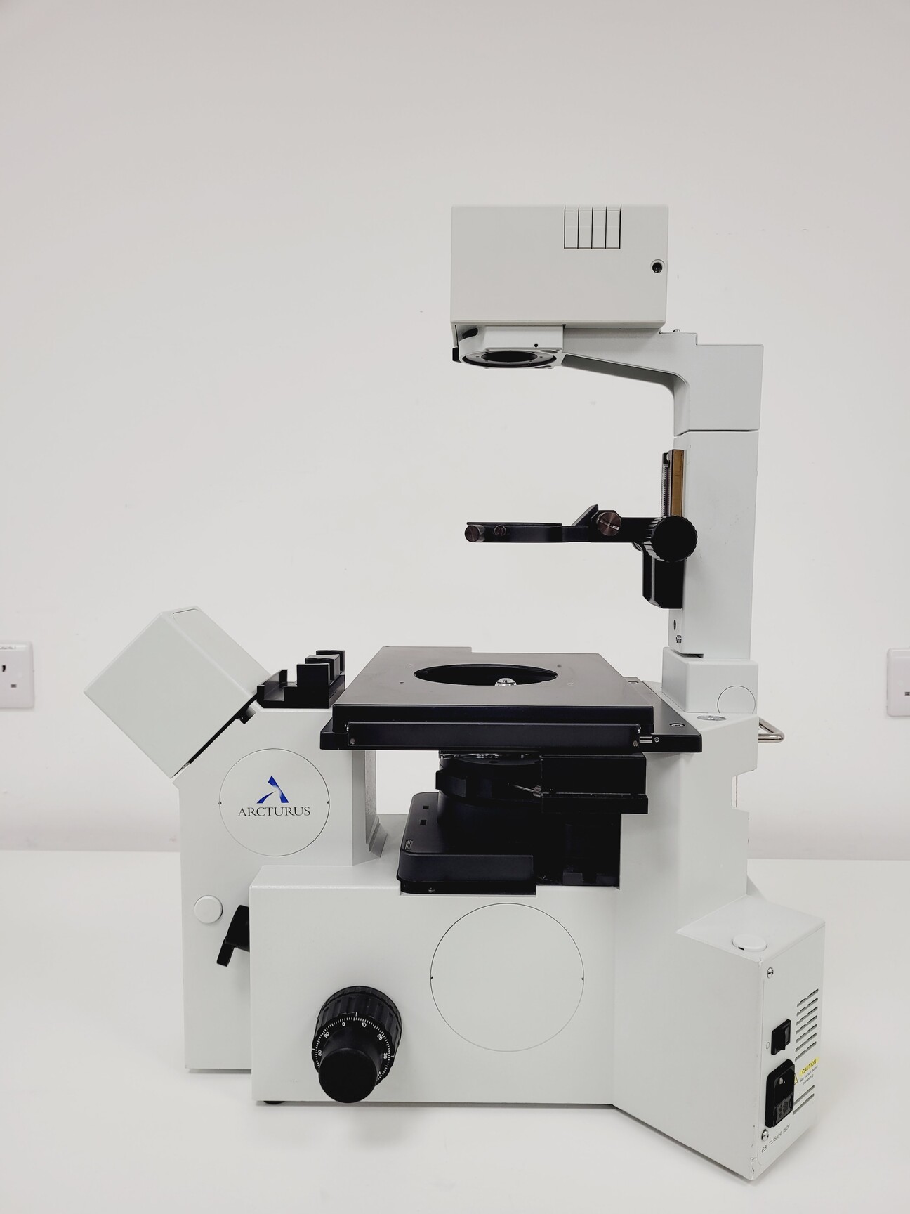 Image of Olympus IX50 Arcturus Inverted Microscope Body with 3 x Objectives & No Head