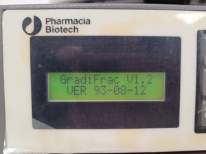 Thumbnail image of Pharmacia Biotech Chromatography System - P-50 Pump, REC 102, GradiFrac V1.2 