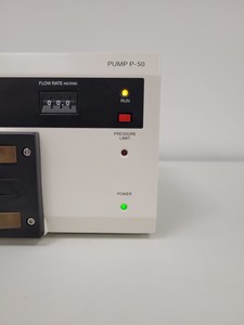 Thumbnail image of Pharmacia Biotech Chromatography System - P-50 Pump, REC 102, GradiFrac V1.2 