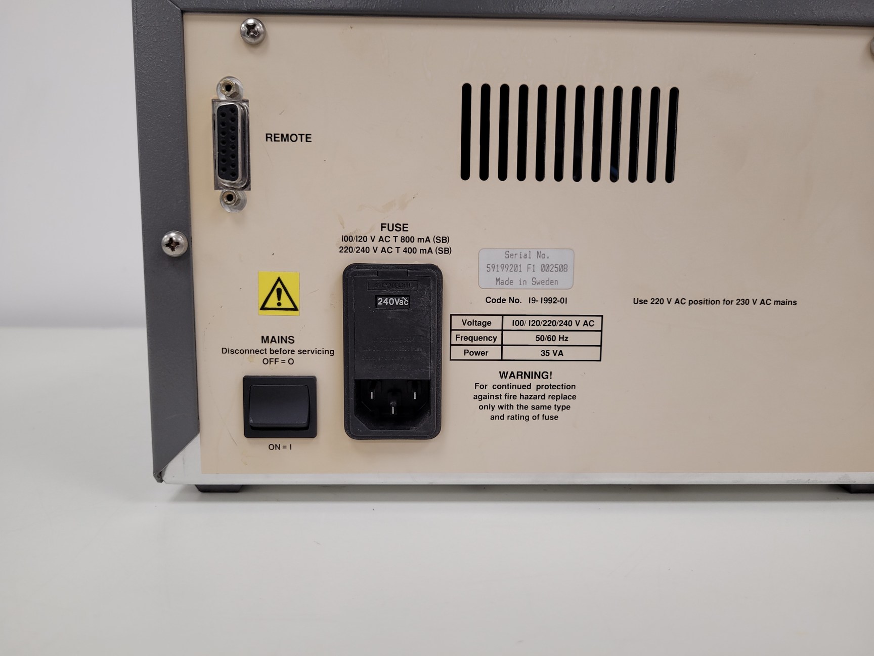 Image of Pharmacia Biotech Chromatography System - P-50 Pump, REC 102, GradiFrac V1.2 