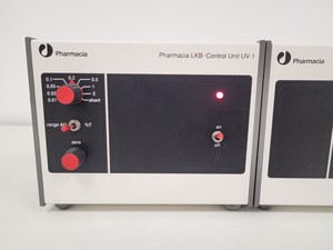 Thumbnail image of Pharmacia Biotech Chromatography System - P-50 Pump, REC 102, GradiFrac V1.2 