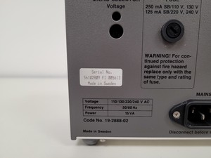 Thumbnail image of Pharmacia Biotech Chromatography System - P-50 Pump, REC 102, GradiFrac V1.2 