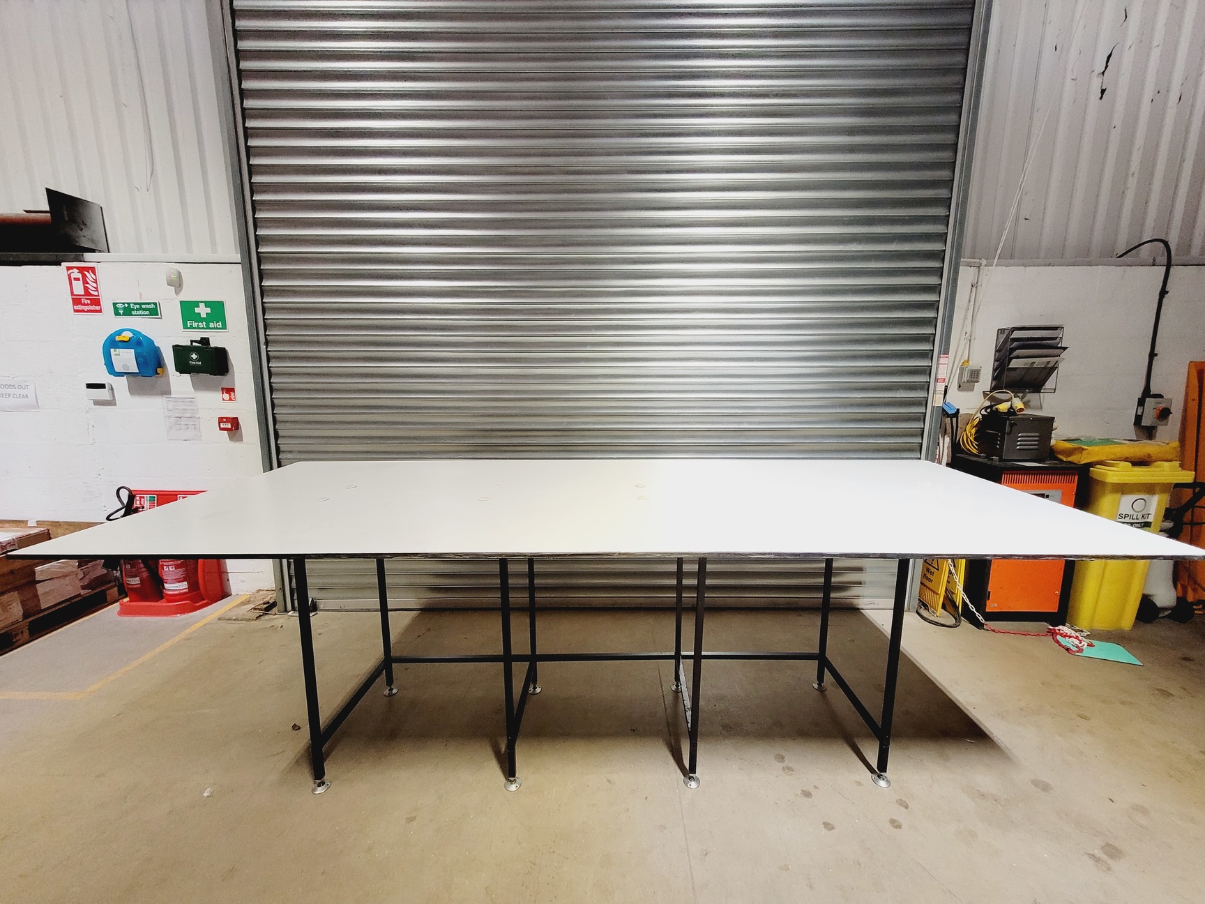 Image of Large Laboratory Trespa Table Benching 323x190cm Top Lab