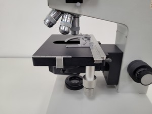 Thumbnail image of Leitz Wetzlar Dialux 20 Trinocular Microscope with 4 x  NPL Fluotar Objectives 