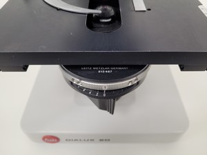 Thumbnail image of Leitz Wetzlar Dialux 20 Trinocular Microscope with 4 x  NPL Fluotar Objectives 