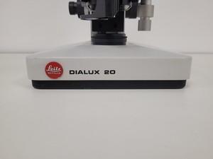 Thumbnail image of Leitz Wetzlar Dialux 20 Trinocular Microscope with 4 x  NPL Fluotar Objectives 