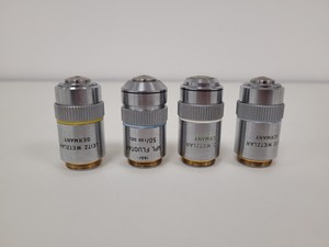 Thumbnail image of Leitz Wetzlar Dialux 20 Trinocular Microscope with 4 x  NPL Fluotar Objectives 