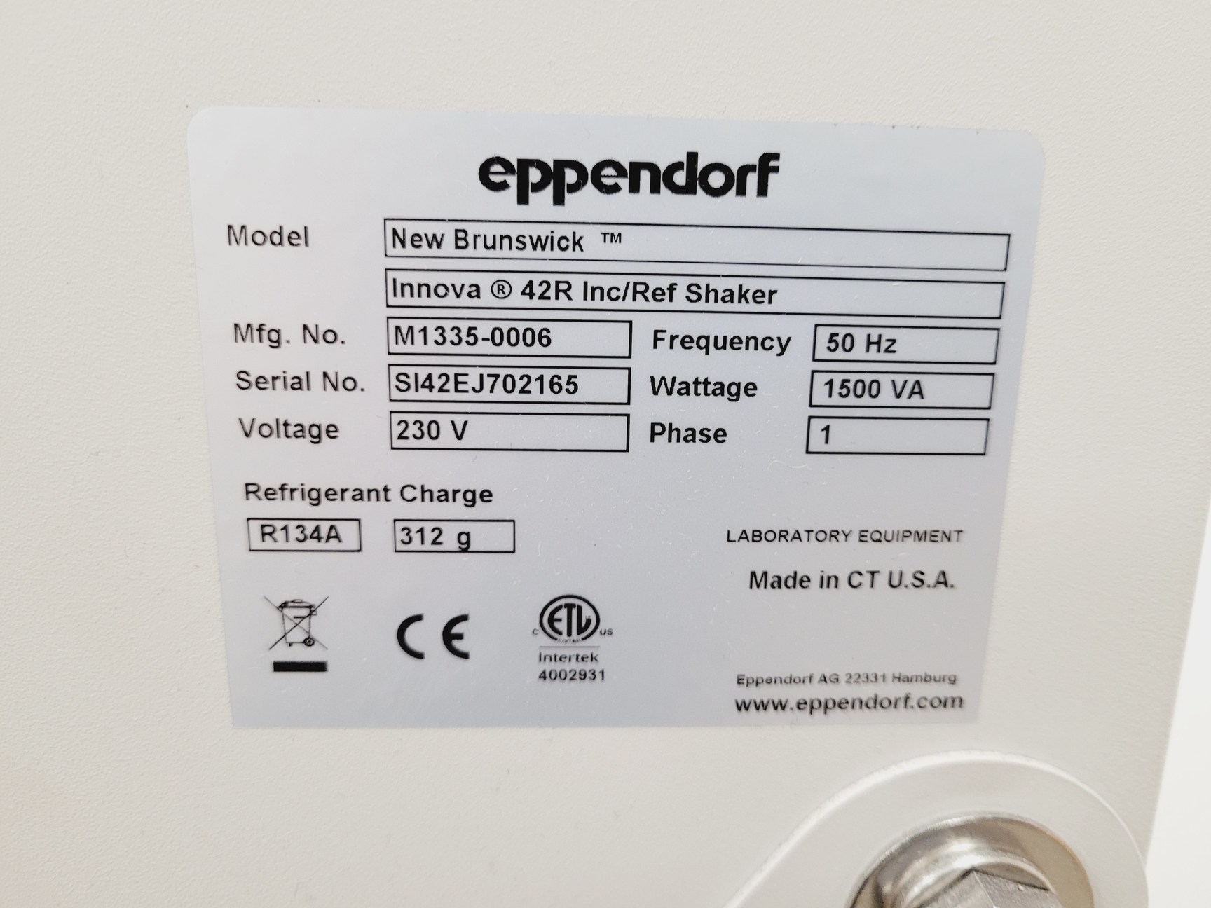 Image of Eppendorf New Brunswick Innova 42R Incubator Shaker Series Double Stack Lab