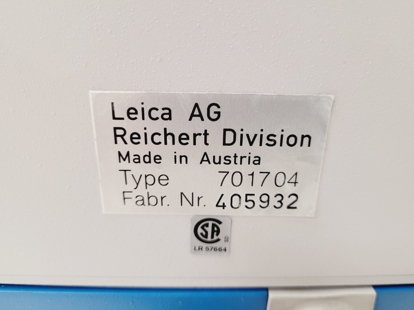 Image of Leica Reichert Ultracut E Microtome System  Type - 701704 Lab