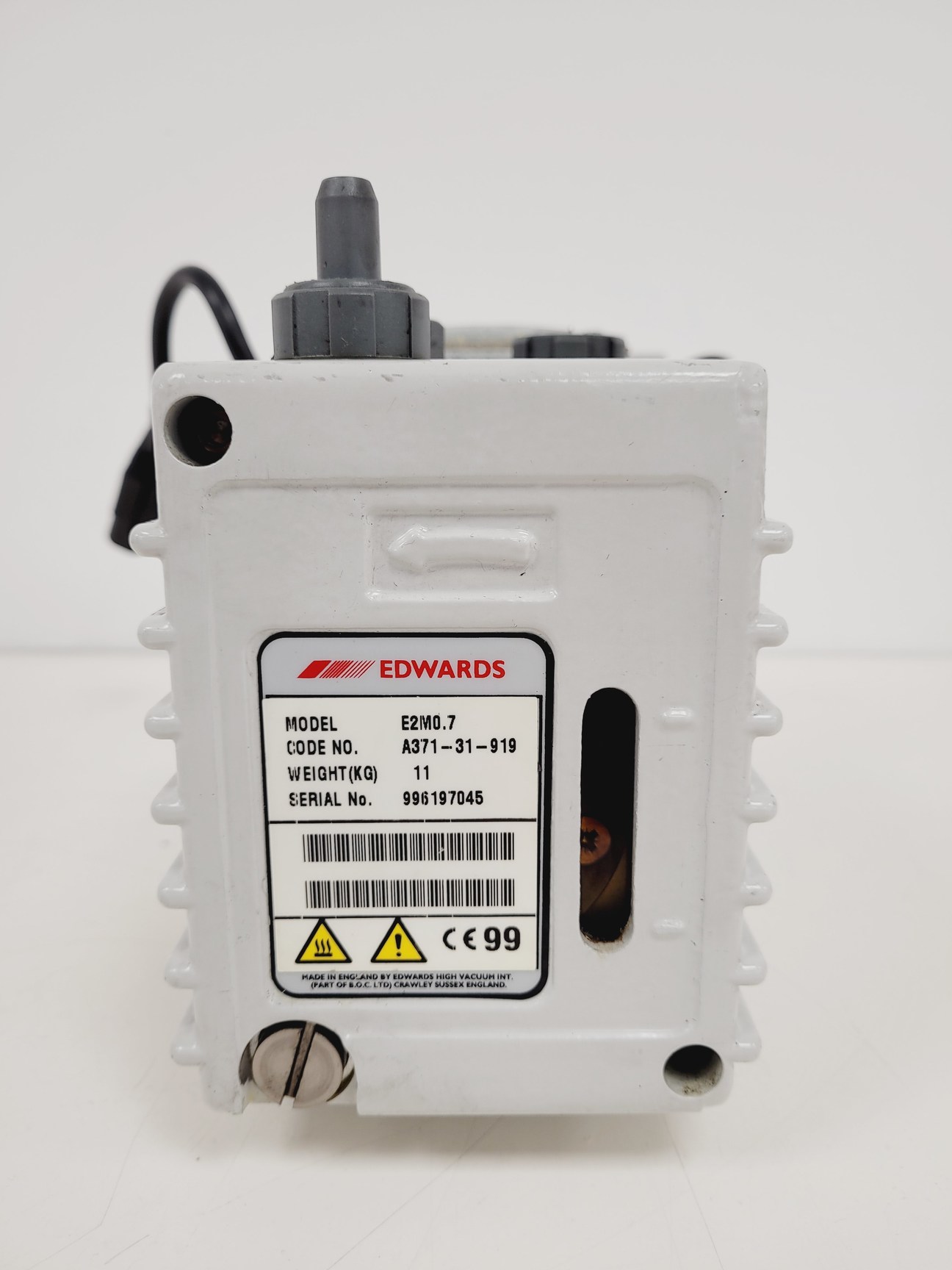 Image of Edwards 7 Rotary Vane Vacuum Pump  Model - E2M0.7 Lab