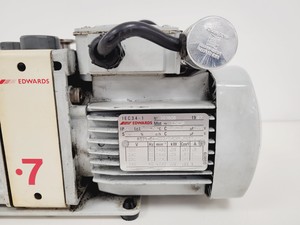 Thumbnail image of Edwards 7 Rotary Vane Vacuum Pump  Model - E2M0.7 Lab