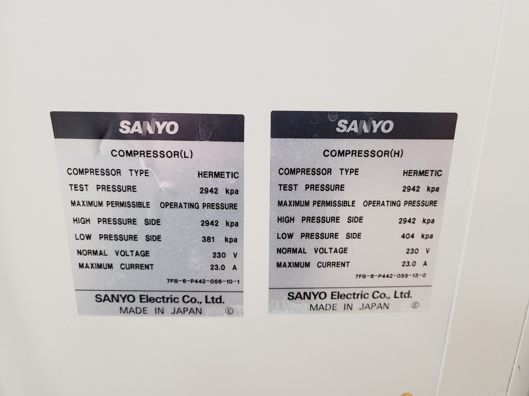 Image of Sanyo Ultra-Low Temperature Freezer  Model - MDF-U73V Lab