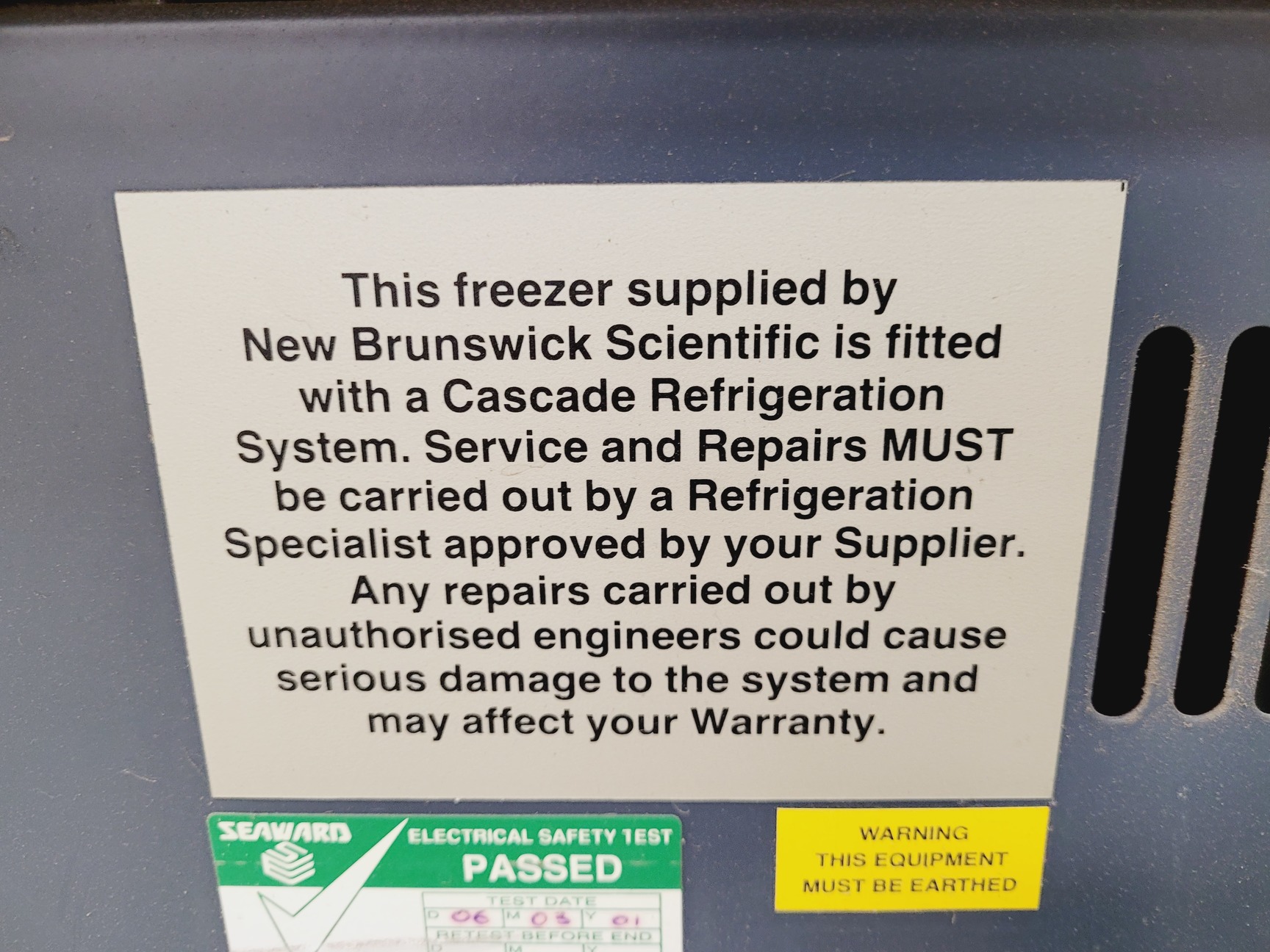 Image of New Brunswick Ultra Low Temperature Freezer  Model - U570-86 Lab