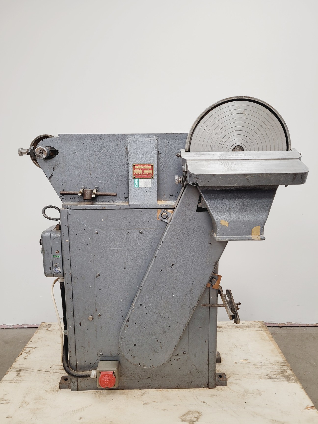 Image of Whitehead Junior Type STJ Disc Sanding Machine / Linisher 