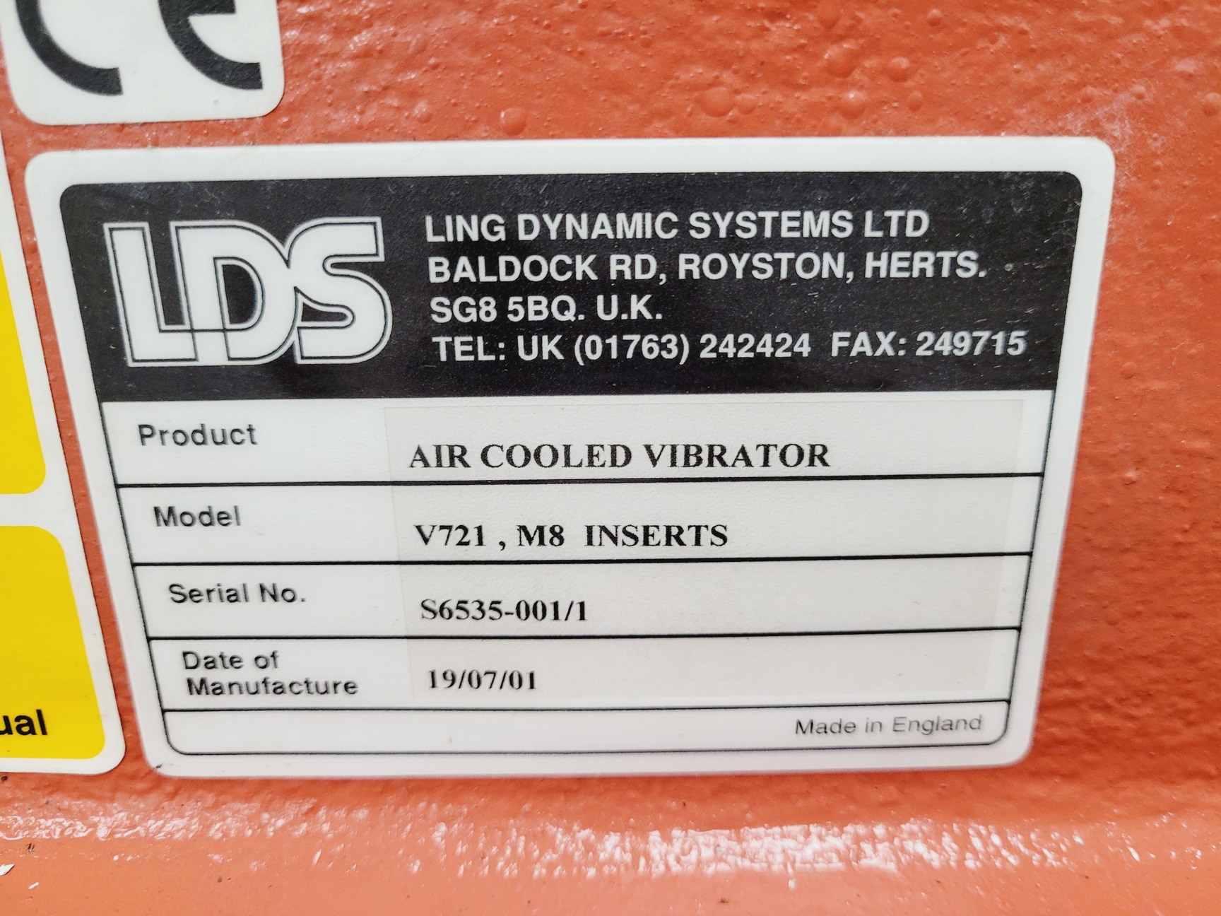 Image of LDS Air Cooled Vibrator  Model - V721 with Controller & Software Lab
