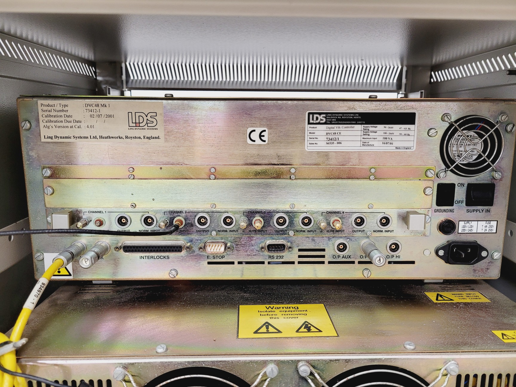 Image of LDS Air Cooled Vibrator  Model - V721 with Controller & Software Lab