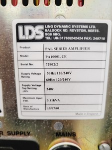 Thumbnail image of LDS Air Cooled Vibrator  Model - V721 with Controller & Software Lab