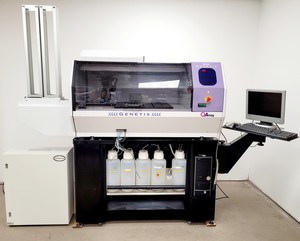 Thumbnail image of Genetix QArray Microarray Printer with Jun-Air 400 Compressor OF302-10S Lab