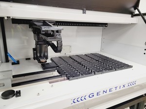 Thumbnail image of Genetix QArray Microarray Printer with Jun-Air 400 Compressor OF302-10S Lab