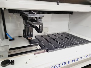 Thumbnail image of Genetix QArray Microarray Printer with Jun-Air 400 Compressor OF302-10S Lab