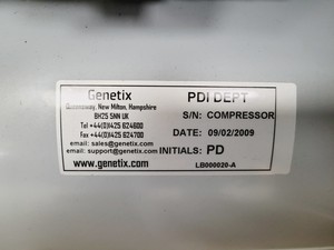 Thumbnail image of Genetix QArray Microarray Printer with Jun-Air 400 Compressor OF302-10S Lab