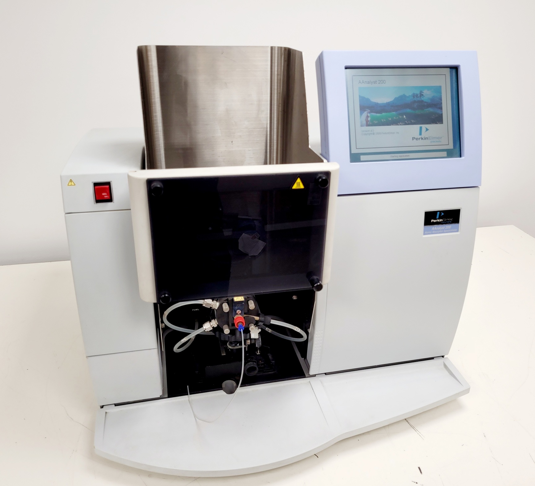 Image of Perkin Elmer AAnalyst 200 Atomic Absorption Spectrometer with Accessories Lab