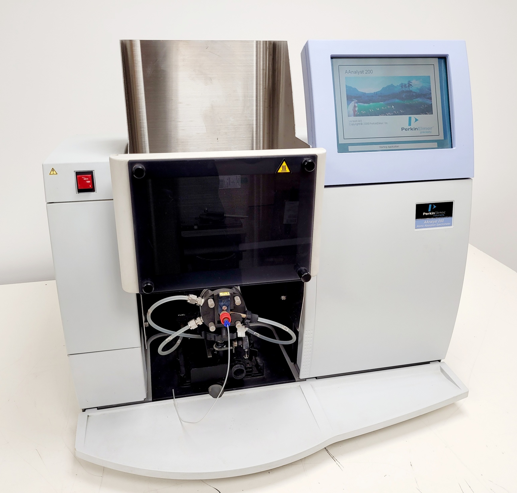 Image of Perkin Elmer AAnalyst 200 Atomic Absorption Spectrometer with Accessories Lab