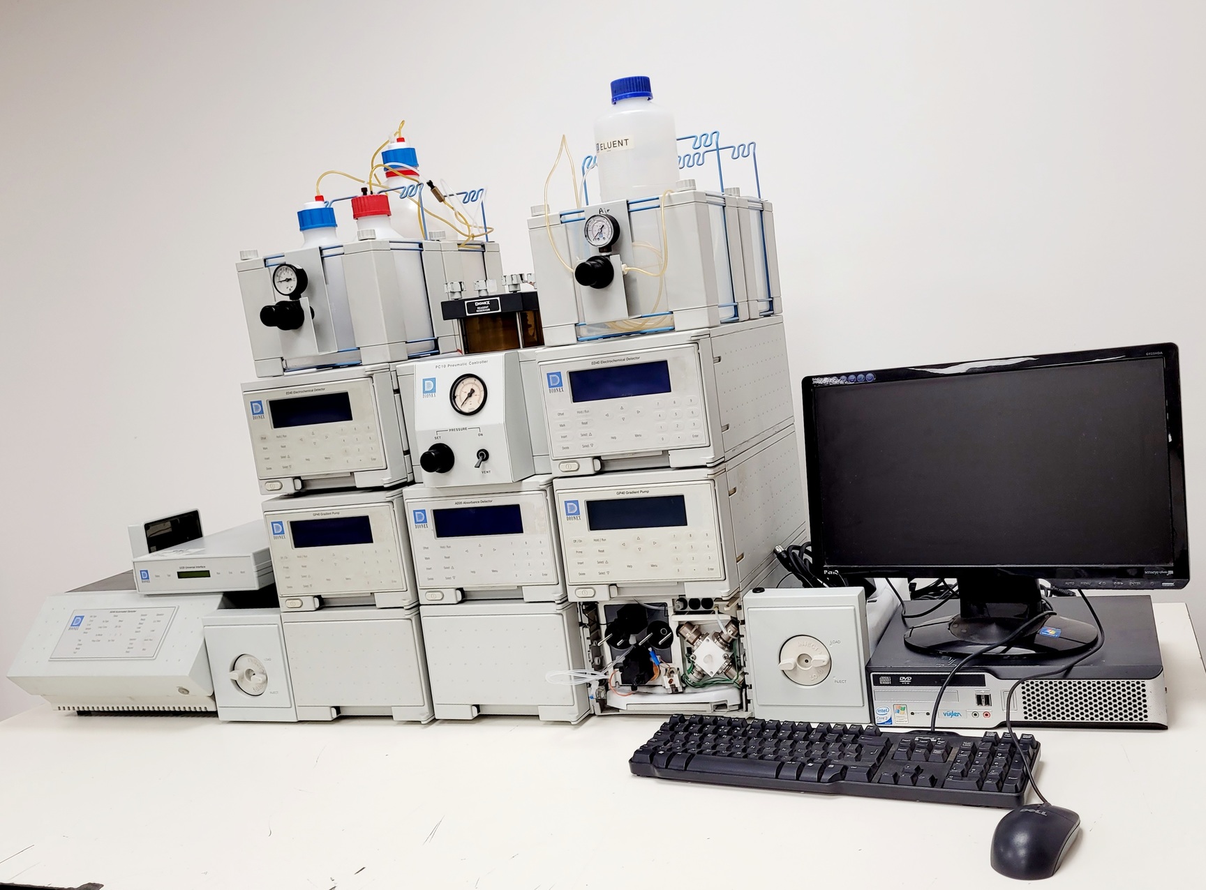 Image of Dionex Ion Chromatography System - AD20-1, GP40-1, ED40-1, LC10-2, AS40-1, UI20