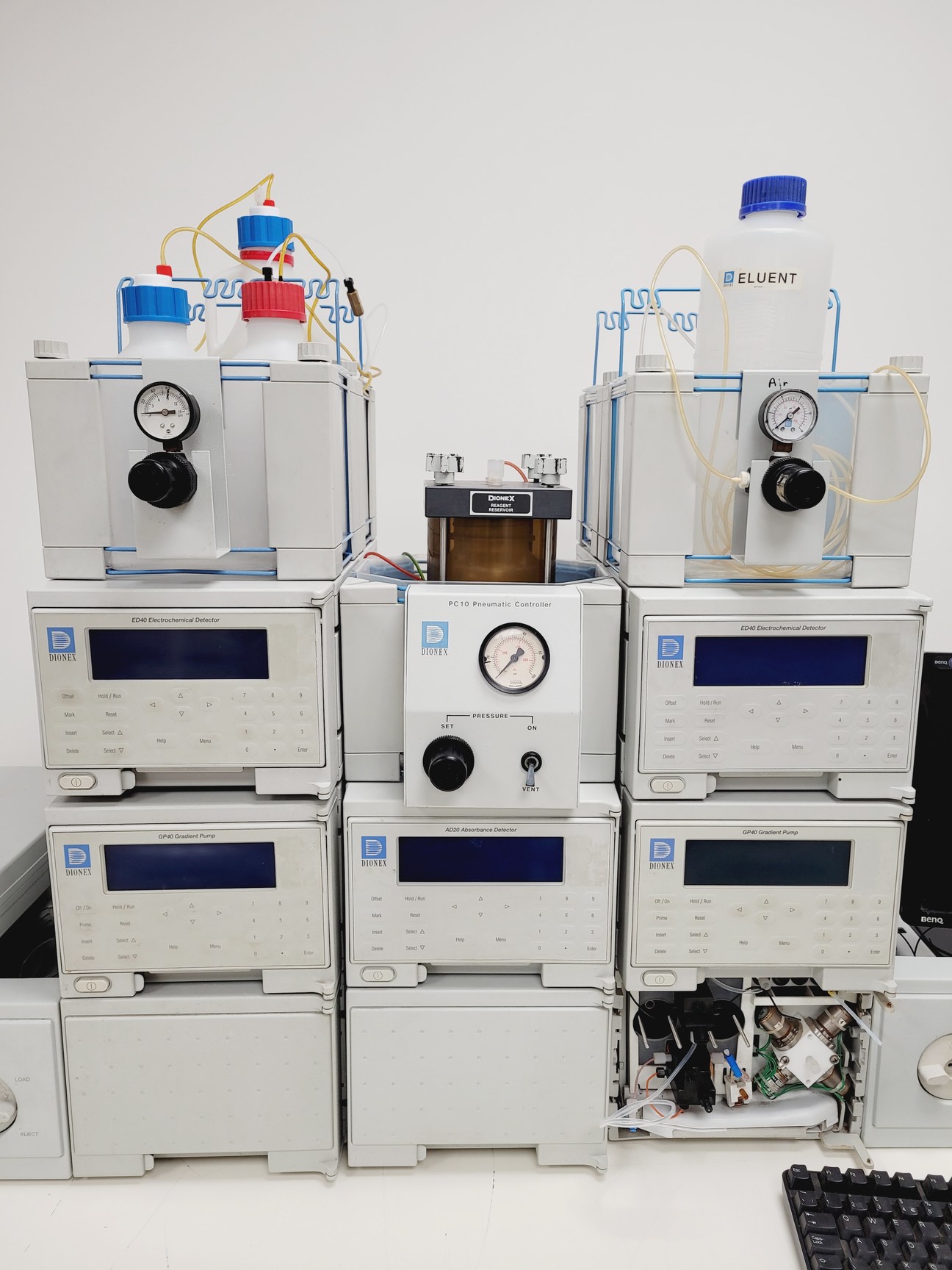 Image of Dionex Ion Chromatography System - AD20-1, GP40-1, ED40-1, LC10-2, AS40-1, UI20