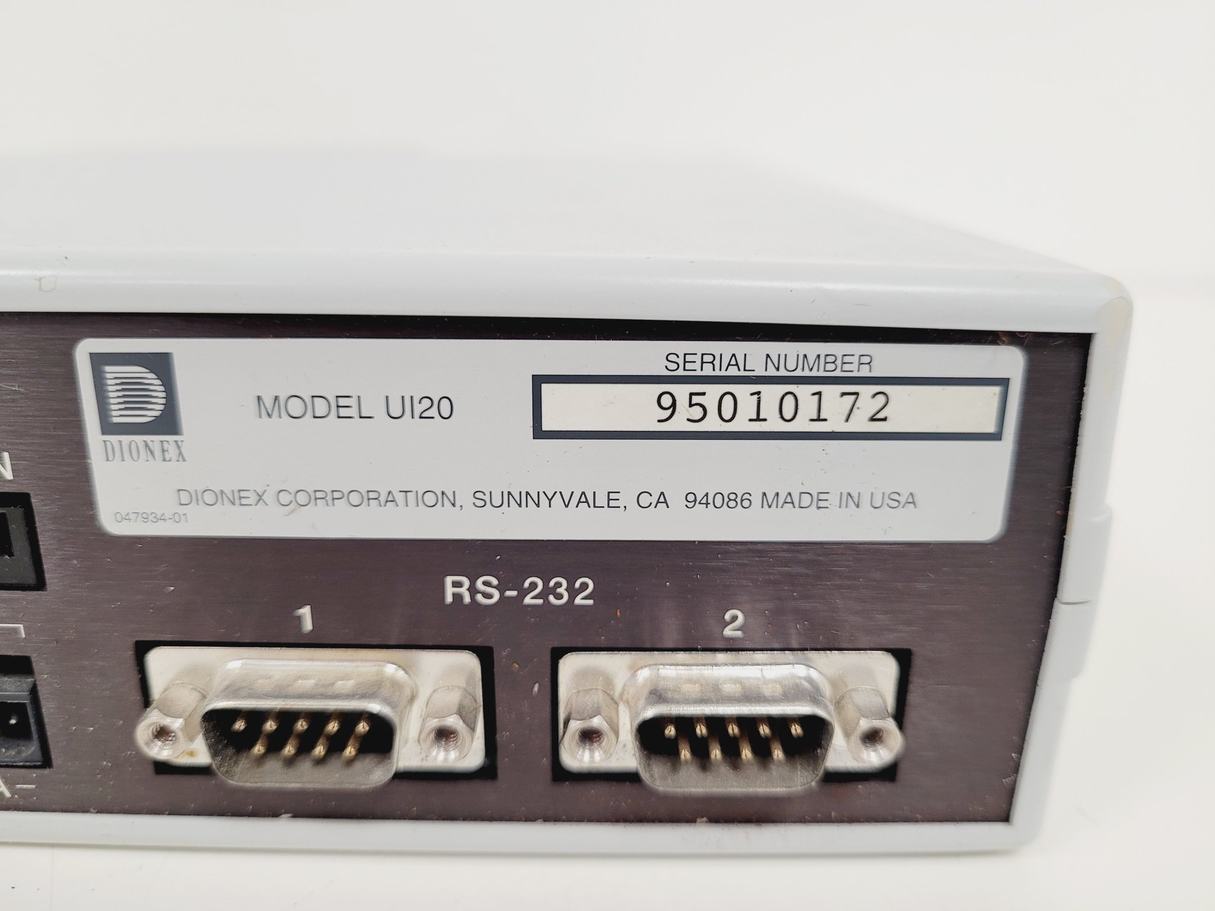 Image of Dionex Ion Chromatography System - AD20-1, GP40-1, ED40-1, LC10-2, AS40-1, UI20