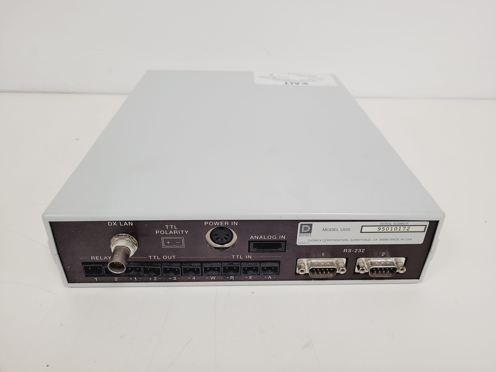 Image of Dionex Ion Chromatography System - AD20-1, GP40-1, ED40-1, LC10-2, AS40-1, UI20