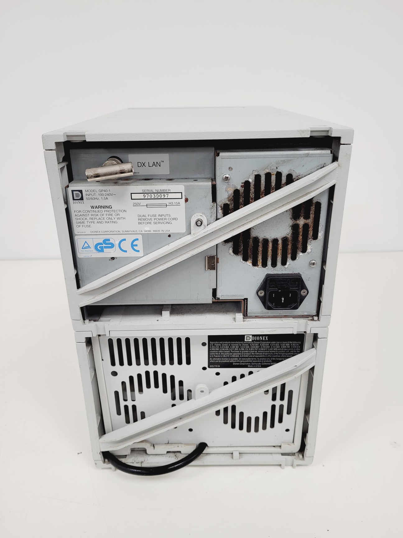 Image of Dionex Ion Chromatography System - AD20-1, GP40-1, ED40-1, LC10-2, AS40-1, UI20