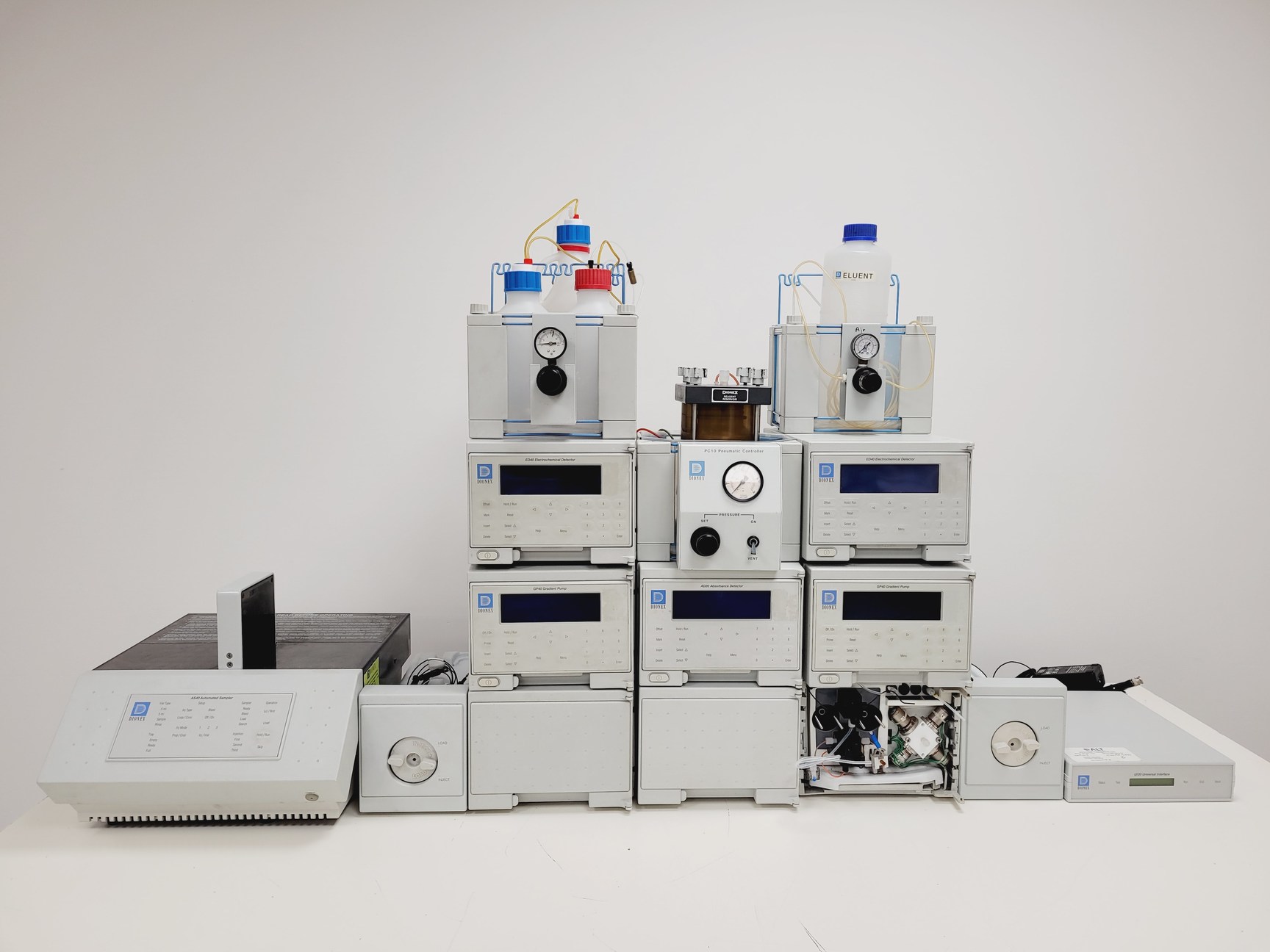 Image of Dionex Ion Chromatography System - AD20-1, GP40-1, ED40-1, LC10-2, AS40-1, UI20