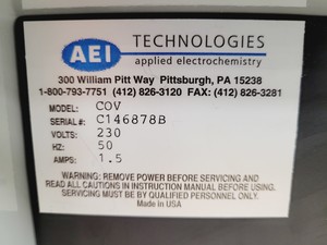 Thumbnail image of AEI Technologies Carbon Dioxide Analyser & Sensor - CD-3A - P-61B Lab