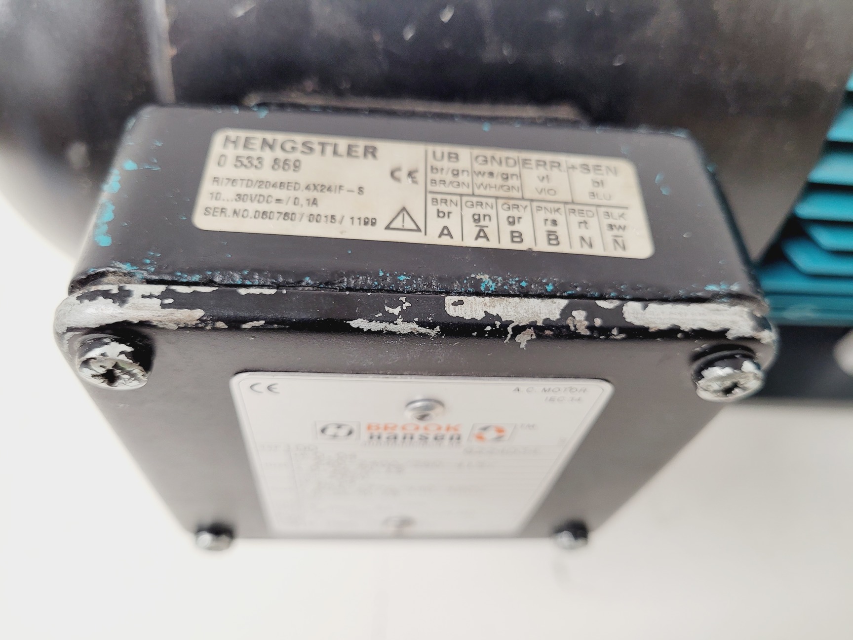 Image of Brook Hansen Motor with Gearbox  Type - 100