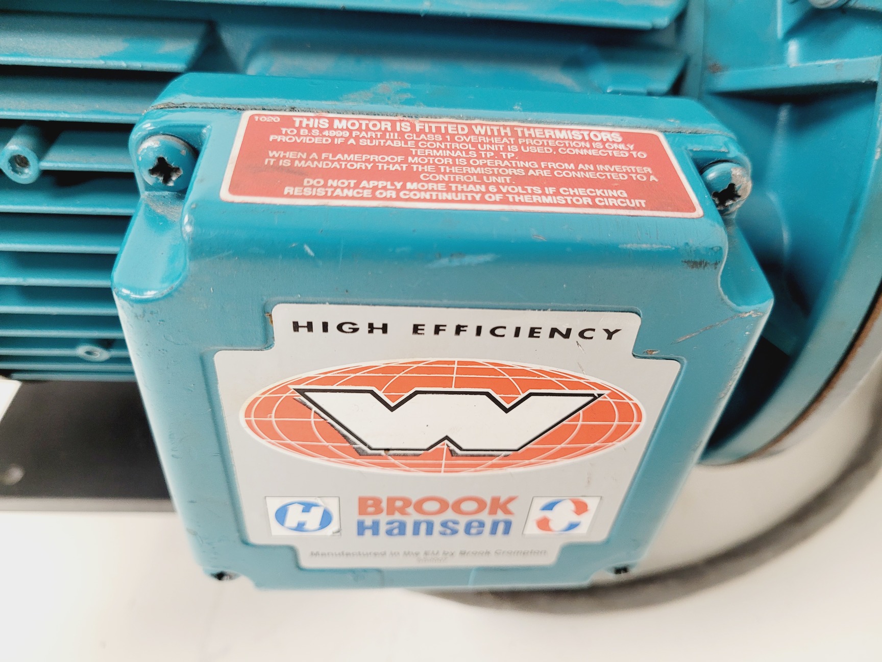 Image of Brook Hansen Motor with Gearbox  Type - 100