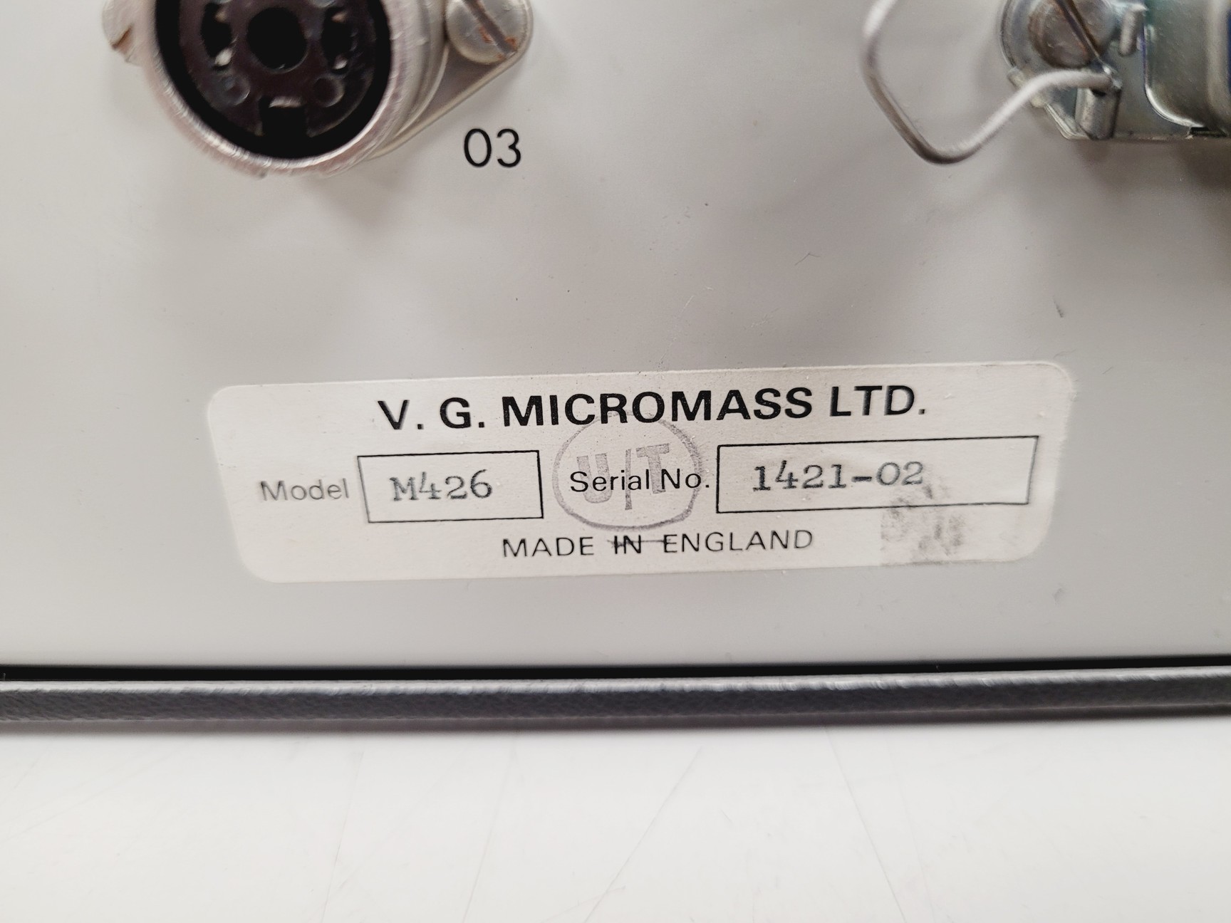 Image of VG Micromass Programmed Power Supply  Model - M18A w/  M426 Analogue Ratio Unit