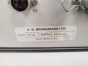 Thumbnail image of VG Micromass Programmed Power Supply  Model - M18A w/  M426 Analogue Ratio Unit